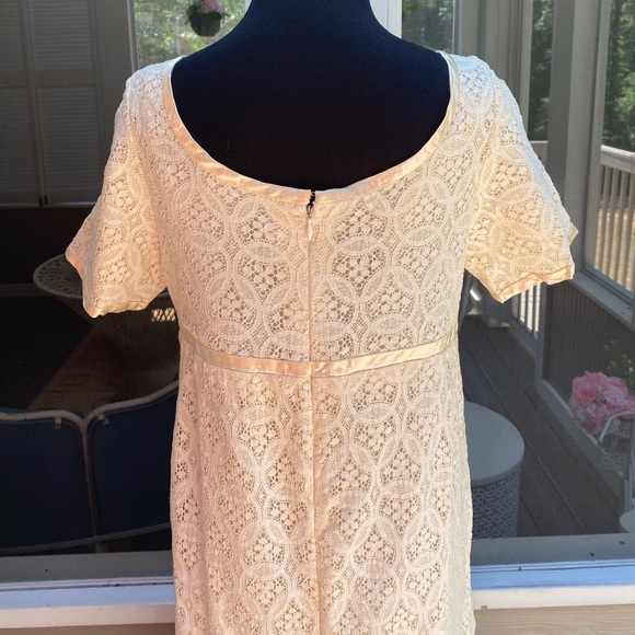 REPOSH // Vintage 60s Empire Waist Jane Austin Regency Dress - Picture 7 of 14